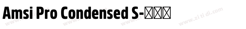 Amsi Pro Condensed S字体转换